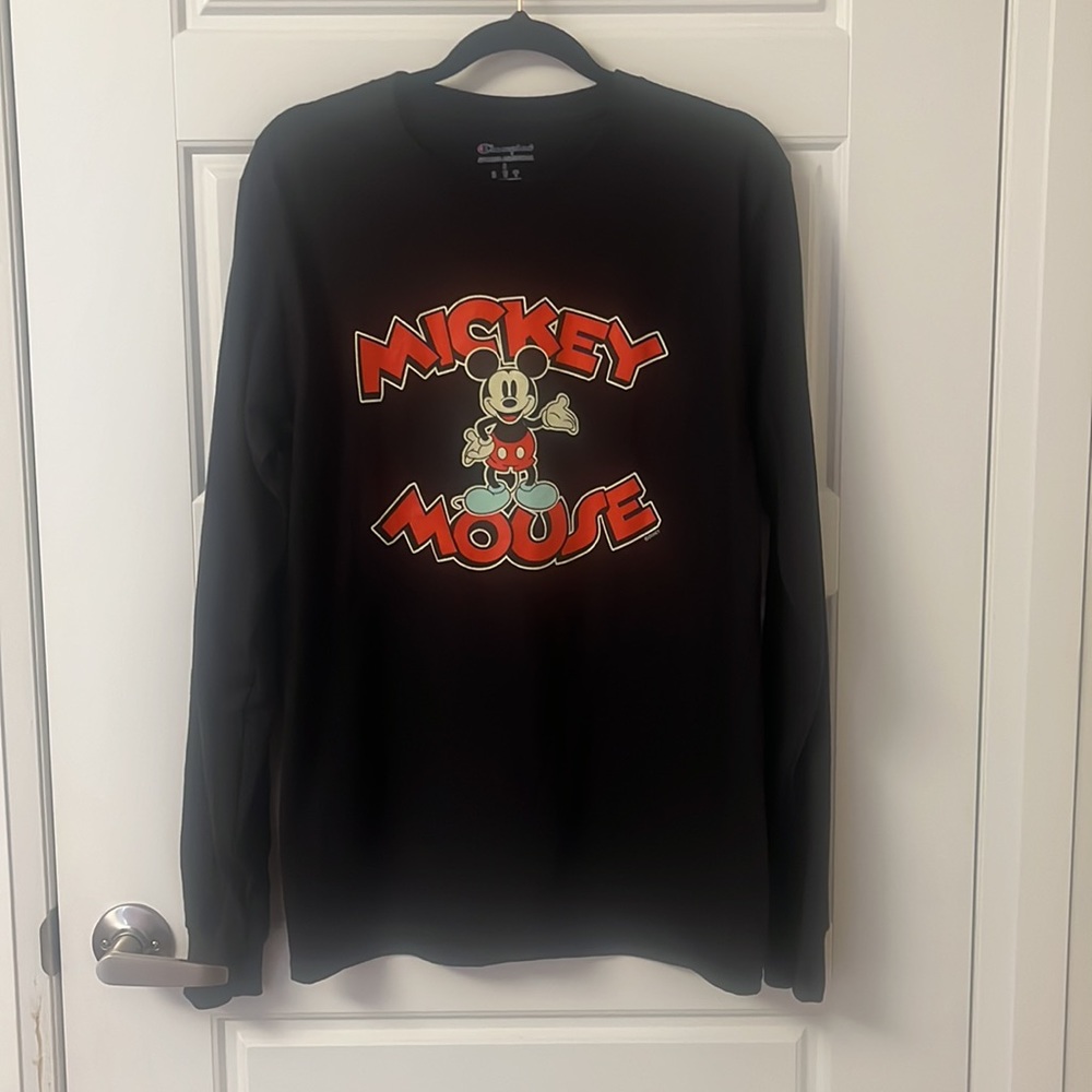 Champion X Mickey Mouse long sleeve tee- Unisex small